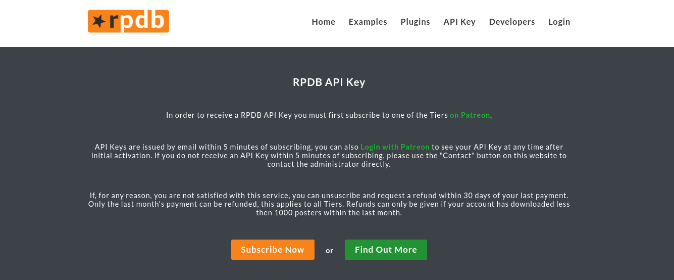 Understanding the rpdb API Key