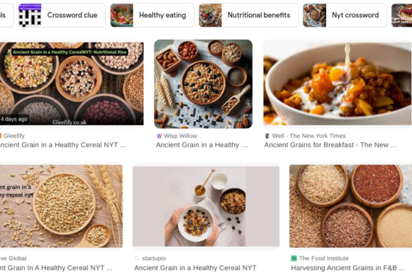 Ancient Grain in a Healthy Cereal: NYT Insight