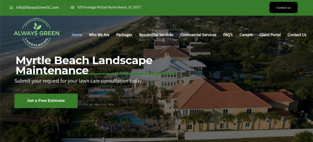 Myrtle Beach, SC Lawn Care: Always Green Landscaping’s Expert Solutions